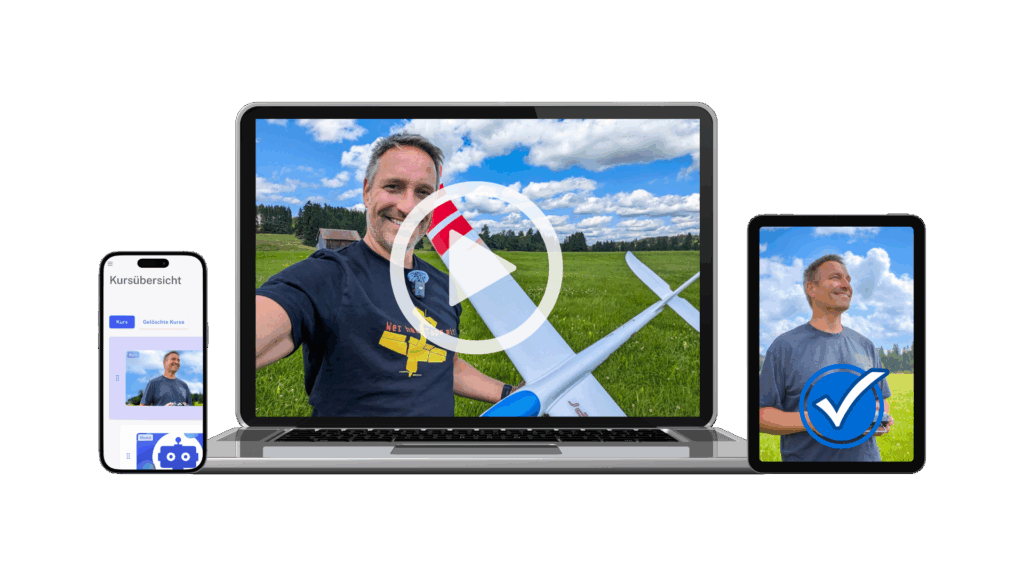 Kurs Modellfliegen für Anfänger - Modellflugzeug fliegen lernen